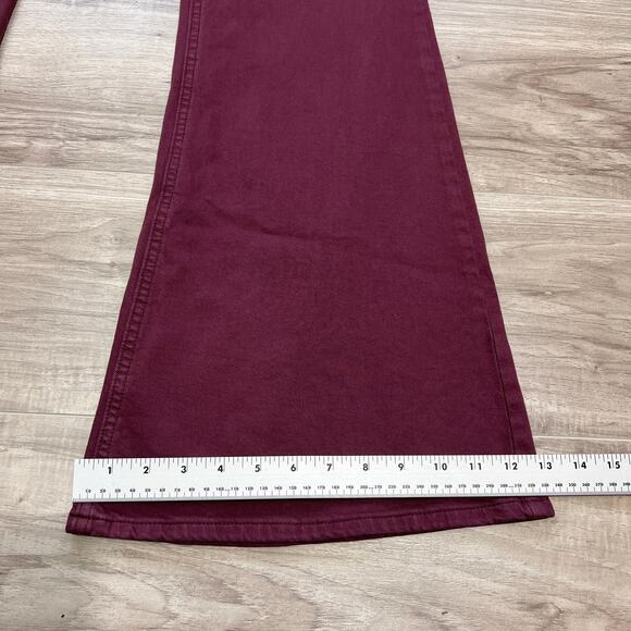 Arizona Jean Co Y2K Flare Extreme Low Rise Purple Denim Jeans Junior Size 15 - Picture 7 of 12